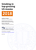Cover page of Smoking in top-grossing US movies 2018