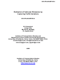 Cover page of Estimation of Vehicular Emissions by Capturing Traffic Variations