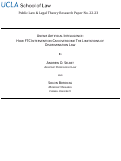 Cover page of Unfair Artificial Intelligence: How FTC Intervention Can Overcome the Limitations for Discrimination Law