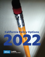 Cover page of California Policy Options 2022