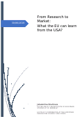 Cover page of From Research to Market:What the EU can learn from the USA?