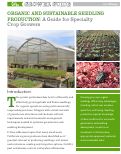 Cover page of Organic and Sustainable Seedling Production:&nbsp;A Guide for Specialty Crop Growers
