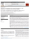Cover page of Duloxetine for Postoperative Pain Control Following Knee or Hip Replacement: A Systematic Review and Meta-Analysis