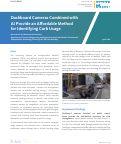 Cover page of Dashboard Cameras Combined with AI Provide an Affordable Method for Identifying Curb Usage