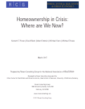 Cover page of Homeownership in Crisis: Where are We Now?