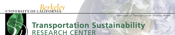 UC Berkeley Transportation Sustainability Research Center banner