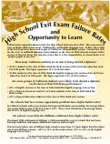 Cover page of Policy Brief: High School Exit Exam Failure Rates and Opportunity to Learn