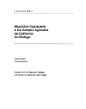 Cover page of Migración Oaxaqueña a los Campos Agrícolas de California: Un Diálogo