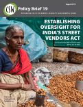 Cover page of Establishing Oversight for India’s Street Vendors Act