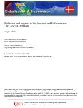 Cover page of Diffusion and Impacts of the Internet and E-Commerce: The Case of Denmark