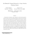 Cover page of An Estimable Demand System for a Large Auction Platform Market