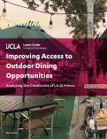 Cover page of Improving Access to Outdoor Dining Opportunities: Analyzing the Constraints of LA Al Fresco
