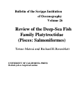 Cover page of Review of the Deep-Sea Fish Family Platytroctidae (Pisces: Salmoniformes)