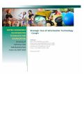 Cover page of Strategic Use of Information Technology - Google