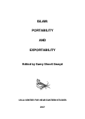 Cover page of Islam: Portability and Exportability