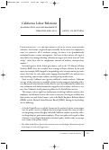 Cover page of California Labor Relations: Background and Developments through Mid-2002