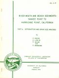 Cover page of River Mouth and Beach Sediments, Yankee Point to Hurricane Point, California: Part A -- Introduction and Grain Size Analysis