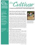 Cover page of The Cultivar, Spring/Summer 2008