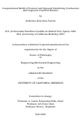 Cover page of Computational Model of Forward and Opposed Smoldering Combustion with Improved Chemical Kinetics (PhD. Thesis)