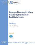 Cover page of Mapping and Improving the Delivery Process of Highway Pavement Rehabilitation Projects