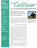 Cover page of The Cultivar newsletter, Spring/Winter 2007