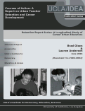 Cover page of Courses of Action: A Report on Urban Teacher Career Development.