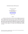 Cover page of Institutional Determinants of IMF Agreements