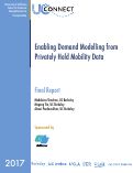 Cover page of Enabling Demand Modeling from Privately Held Mobility Data
