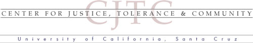 Center for Justice, Tolerance, and Community banner