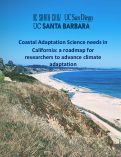 Cover page of Coastal Adaptation Science Needs in California: a roadmap for researchers to advance climate adaptation