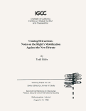 Cover page of Coming Detractions: Notes on the Right's Mobilization against the New Detente, Working Paper No. 20, Second Conference on Discourse: Peace, Security, and International Society