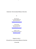 Cover page of The International Diffusion of Liberalism