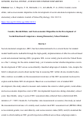 Cover page of Gender, racial-ethnic, and socioeconomic disparities in the development of social-emotional competence among elementary school students